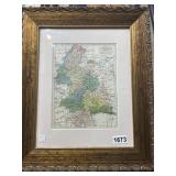 Framed County Tipperary Map, 15ï¿½18ï¿½ï¿½