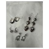 Silver-Toned Earrings