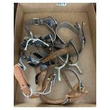 Spurs with Leather Straps