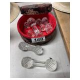 Vintage Distal Knives in Silk Container