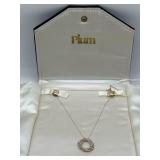 14K Tri-Color Gold Pendant Necklace