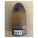 Rustic Metal Cylindrical Component