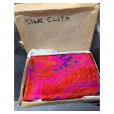 Vintage Silk Cloth in Bright Colors