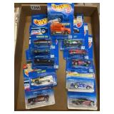 Box Lot of 12 Hot Wheels Die-Cast Cars