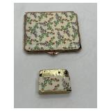 1950s Stratton Compact and Lighter Set