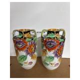 Japanese Porcelain Vases, 10 Inches