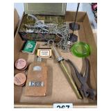Vintage Desk and Household Items