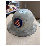 Military Helmet With Insignia and Liner