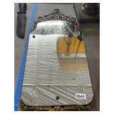 Ornate 26" Mirror With Gilded Frame