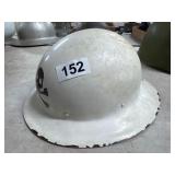 White Helmet with Skull Artwork