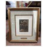 Framed Socrates Relief Plaque