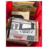 Model Railroad Accessories and Track Set