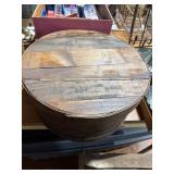 Wooden Round Box with Lid