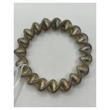 Silver Accordion Stretch Bracelet