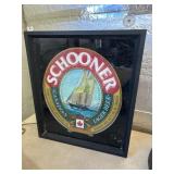 Schooner Lager Beer Lighted Sign