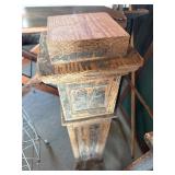 Weathered Wooden Architectural Column