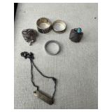 Rings and Necklace