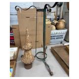 2 Pc Metal Items with Decorative Elements