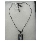 Givenchy 18-Inch Black Jet Crystal Necklace