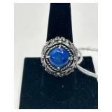 Sterling Silver Lapis Lazuli Ring