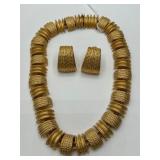 F.O. Inc Yellow Gold Plate Jewelry Set