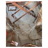 Collapsible Metal Wire Basket on Wheels