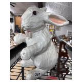 Papier-Mache Rabbit Figurine, 20 Inches