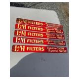 L&M Filters Advertising Signs
