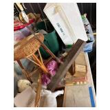 Table Lot with Various Items