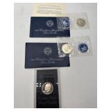1972 Eisenhower Silver Dollar Coins Set