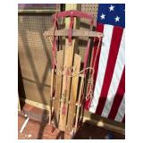 Flexible Flyer Wooden Snow Sled