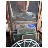 Vintage Wooden Screens and Frame