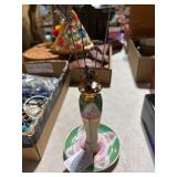 Vintage Hat Pins with Limoges Holder