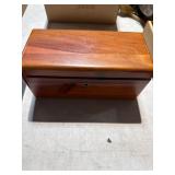 Salesman Sample Lane Cedar Chest With Jewelry