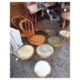 Chairs and Glass Table