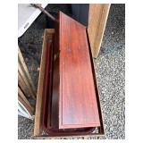 Wooden Tool Chest With Tools Inside