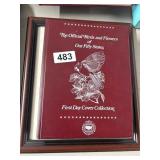 First Day Cover Collection With Display Frame