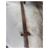 Cast Iron Sword with Textured Handle