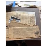 Historical Newspapers and Photo