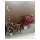 Overland Circus Wagon with Horses