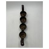 Vintage Sleigh Bells on Metal Strap