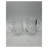 Waterford Crystal Mugs, 5 Inches