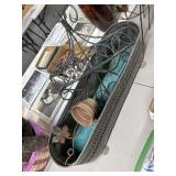 Metal Planter With Decorative Trellis