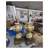 Hand-Painted Ceramic Table Lamps