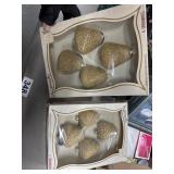 Pyramid Gold Decorative Bell Ornaments