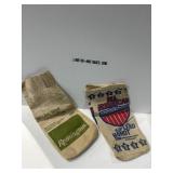 Two 25-Lb Shot Cloth Bags