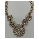 CM Monaco Crystal Necklace with Pouch