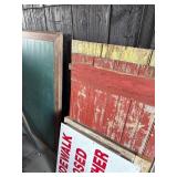 Salvaged Wood Panels and Signs