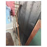 Rustic Hand Rake with Metal Detail