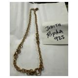 Judith Ripka 925 Gold-Tone Necklace